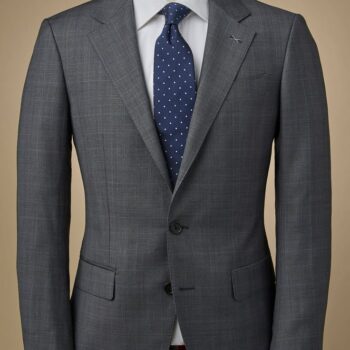 Men Slim Fit Textured Formal Piece Suit