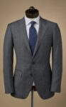 Men Slim Fit Textured Formal Piece Suit